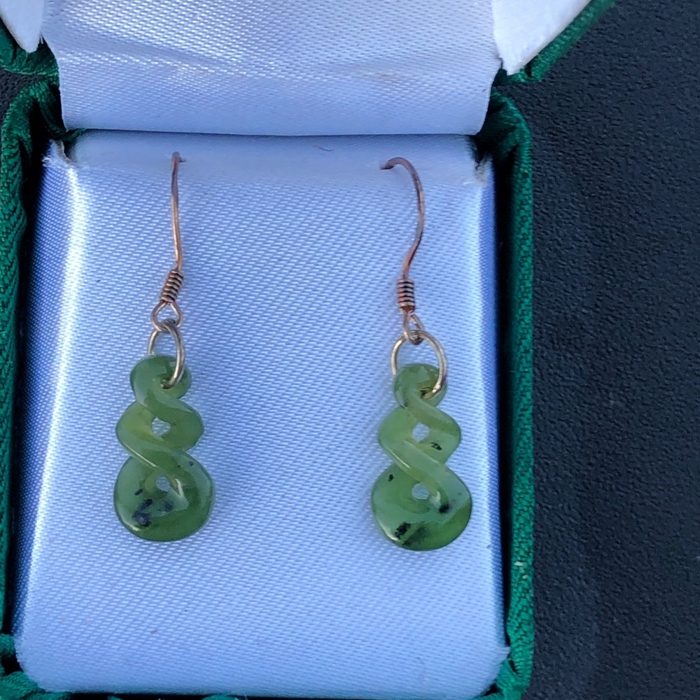 Jade earings
